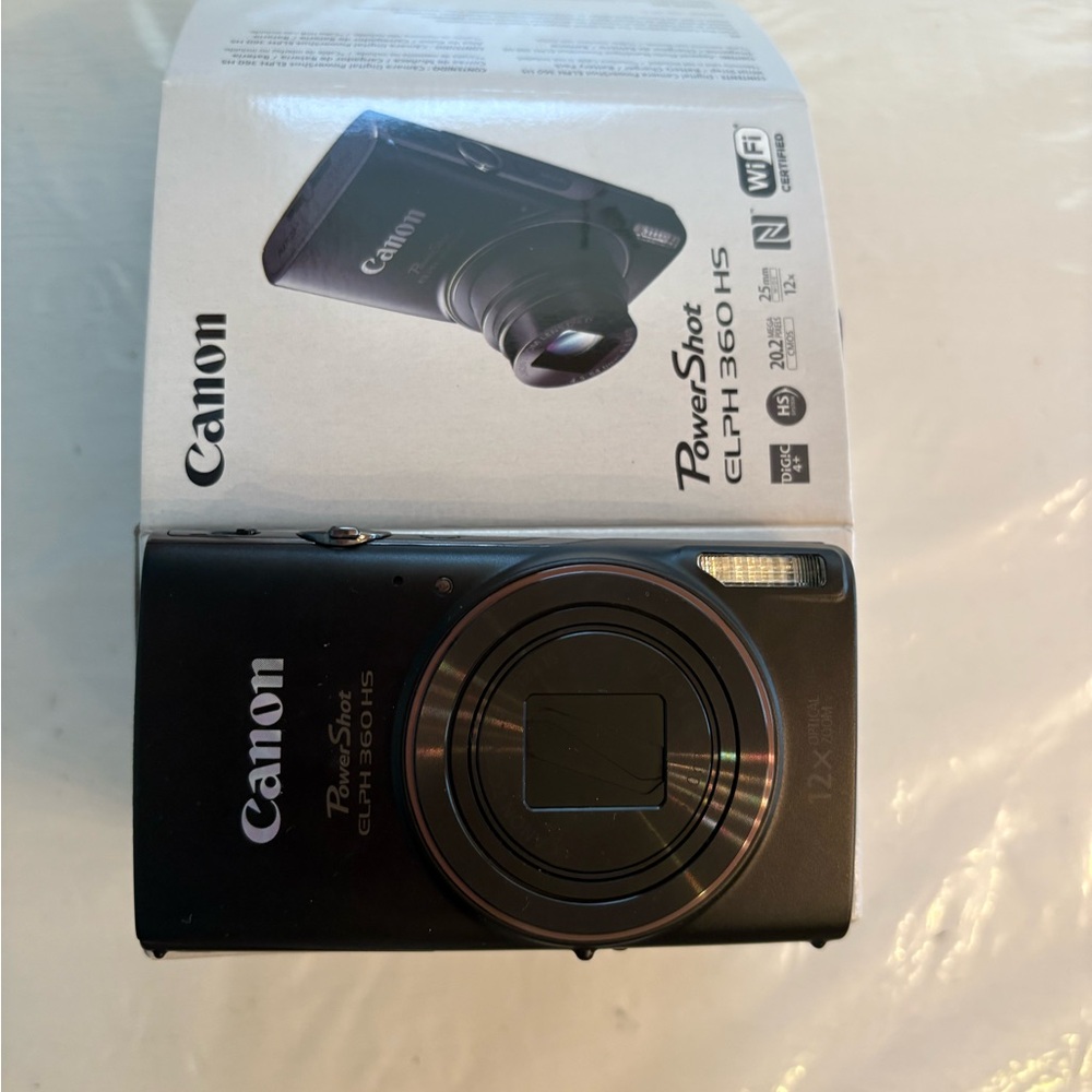 Canon PowerShot ELPH 360 HS Gray Camera
